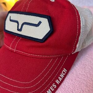 Kimes Ranch Red and White Hat